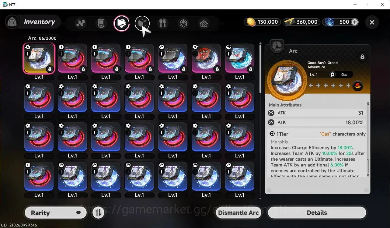 Neverness to Everness Accounts Global EU|HL 3|1 SSR Limited Hotori +1 S-Class Cha image 8