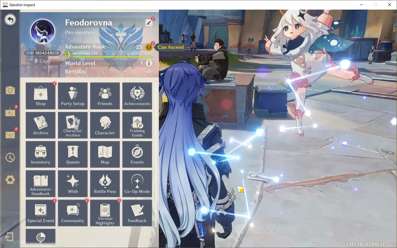Genshin Impact Accounts Starter ASIA|AR 25|Stertar 1 Limited(Flins), Mona|MC Lumine|Low Explore|Check SS|TakeMail(GI1661Z) 1