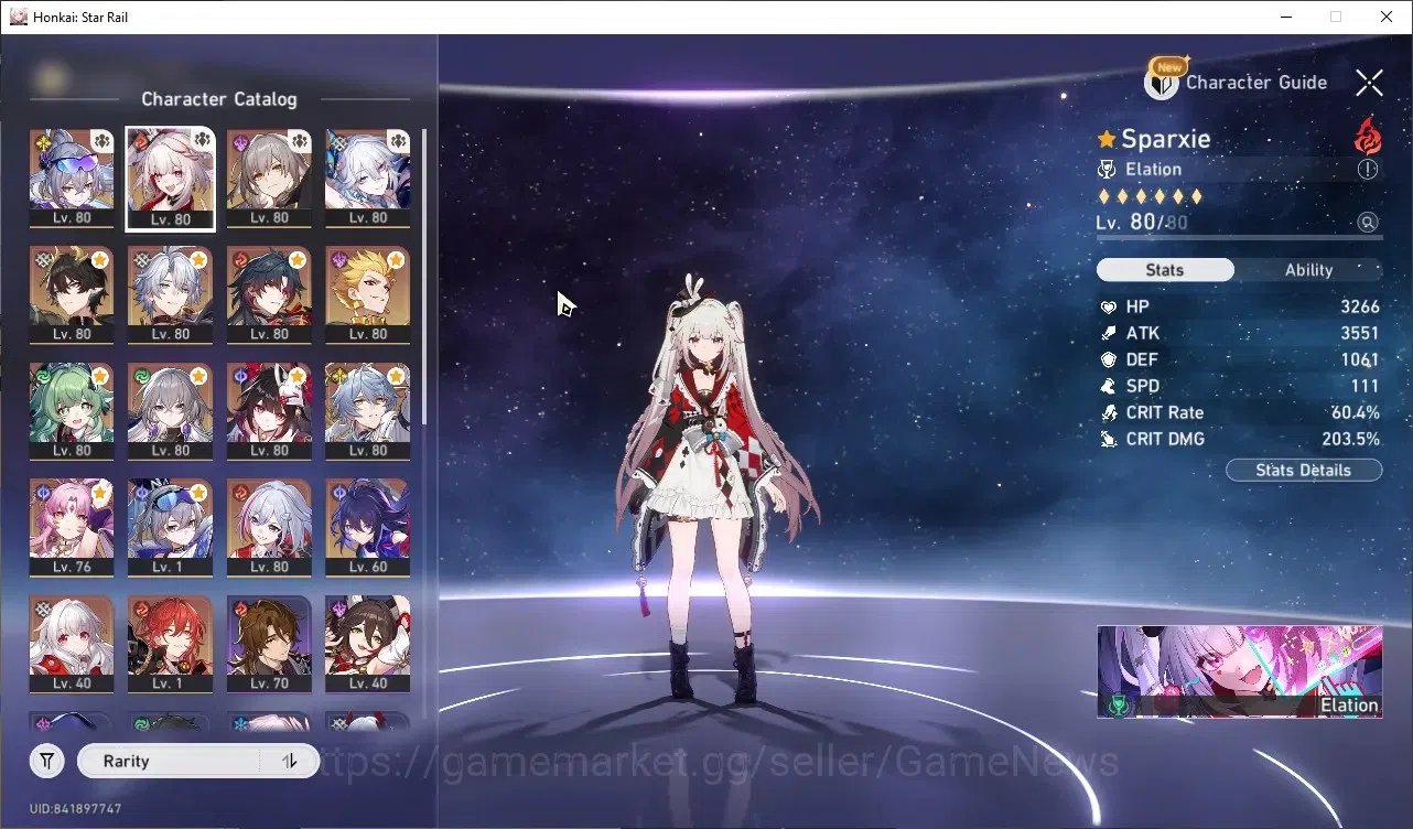 Honkai Star Rail Accounts Others Asia|TL 69|2 PremTeam|14 Limited| (SWS999,Yao Guang,Sparxie)+Sign Phainon,M 1
