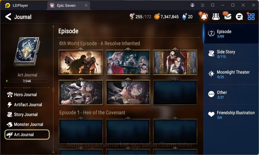 Epic Seven Accounts Global Unverif |  1 ML | Tieria | Judge Kise | Vic image 11