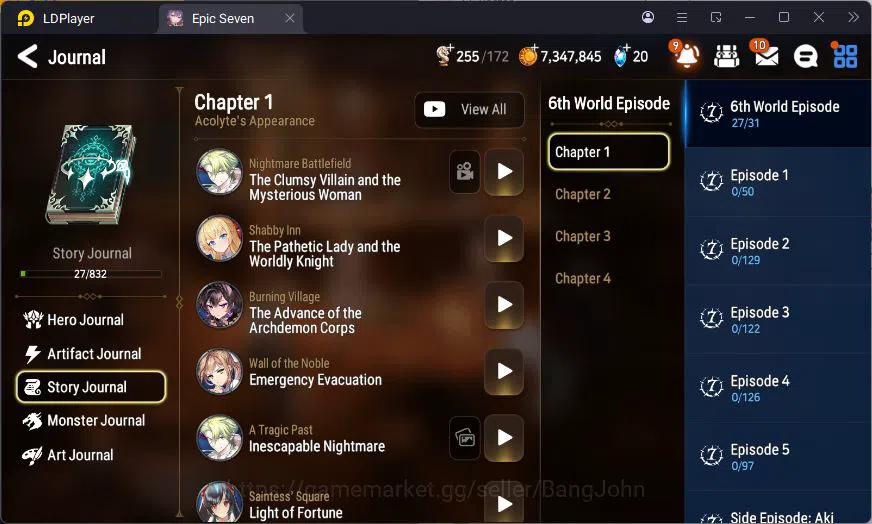 Epic Seven Accounts Global Unverif |  1 ML | Tieria | Judge Kise | Vic image 13