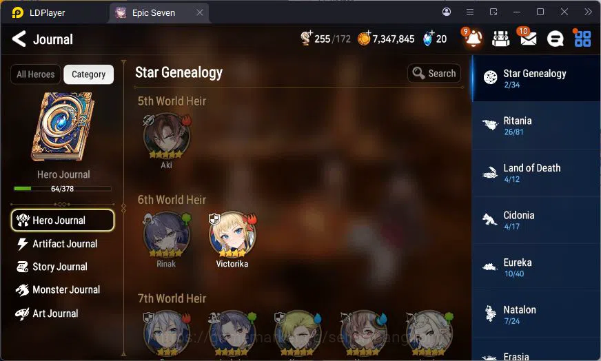Epic Seven Accounts Global Unverif |  1 ML | Tieria | Judge Kise | Vic image 15
