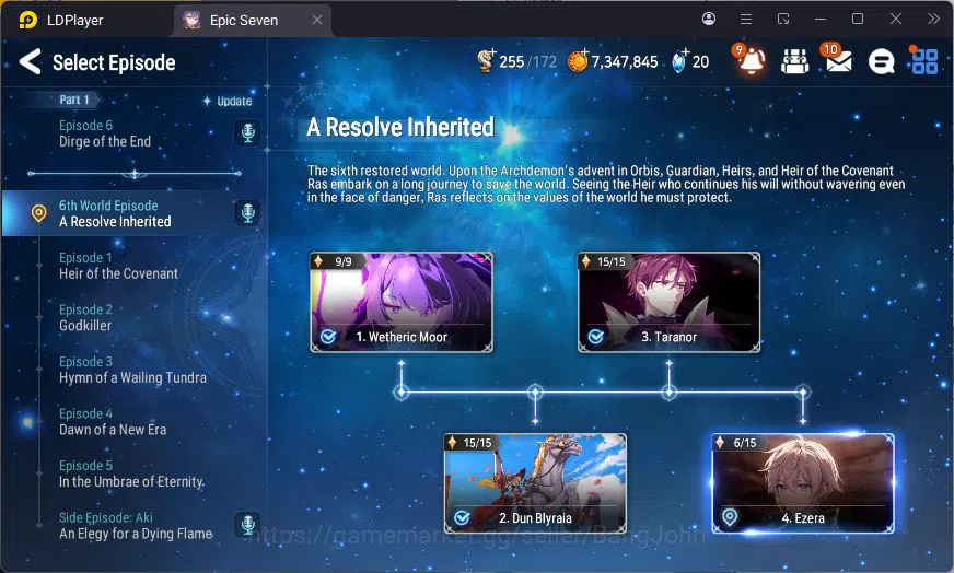 Epic Seven Accounts Global Unverif |  1 ML | Tieria | Judge Kise | Vic image 4