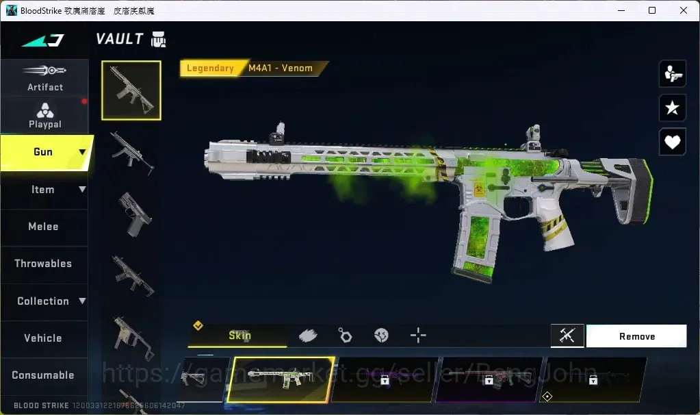 Blood Strike Accounts ASIA | 7DS AK47 Sacred Axe | 1 Ultra Melee Tlaon K image 7