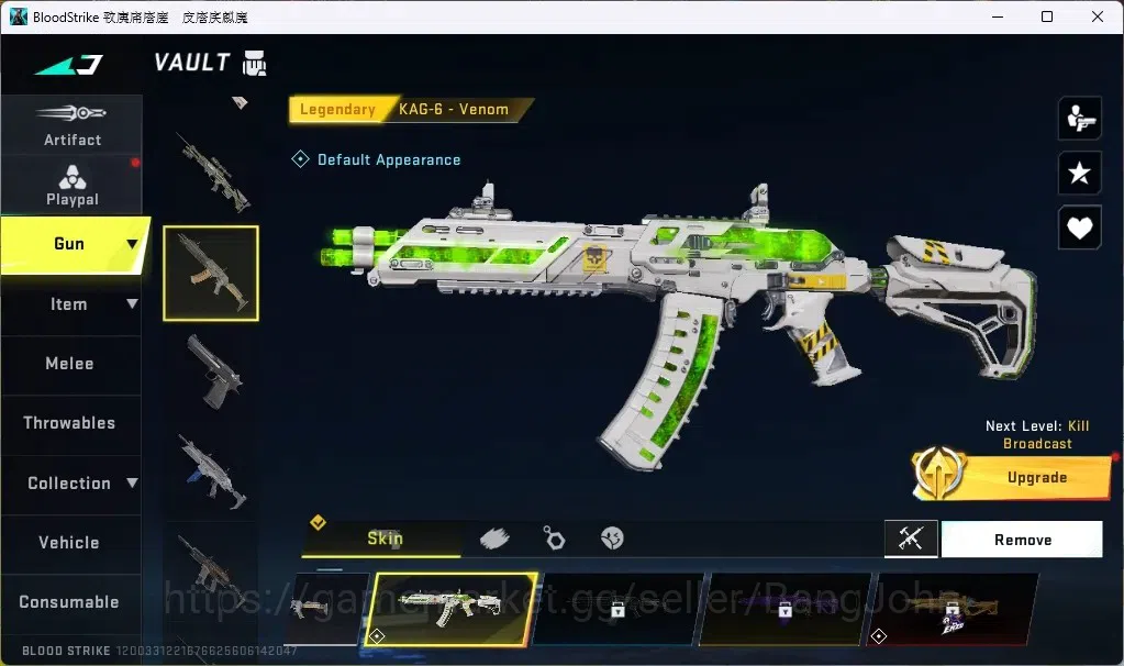 Blood Strike Accounts ASIA | 7DS AK47 Sacred Axe | 1 Ultra Melee Tlaon K image 8