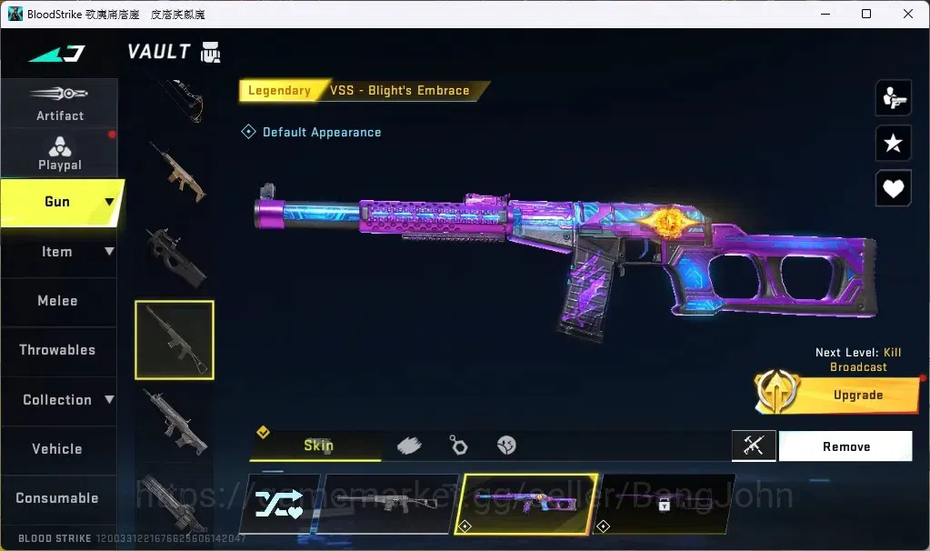Blood Strike Accounts ASIA | 7DS AK47 Sacred Axe | 1 Ultra Melee Tlaon K image 9