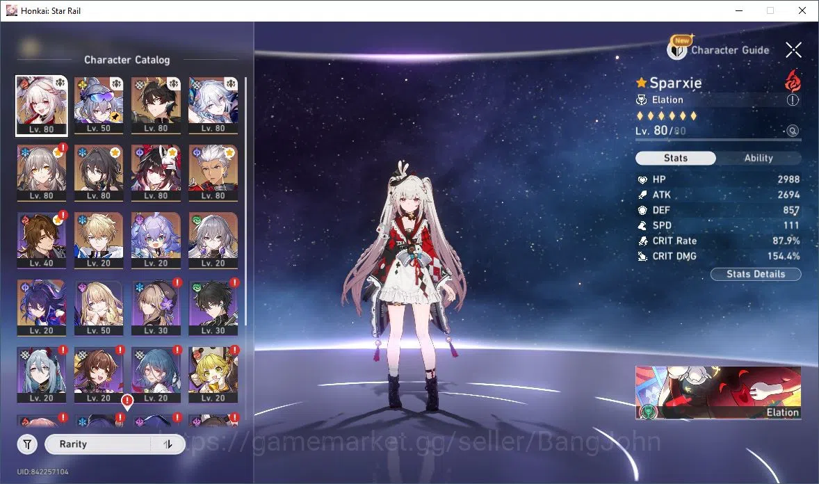 Honkai Star Rail Accounts [ASIA] TL 67 | 9 Limit | Sparxie | Silver Wolf | D image 3