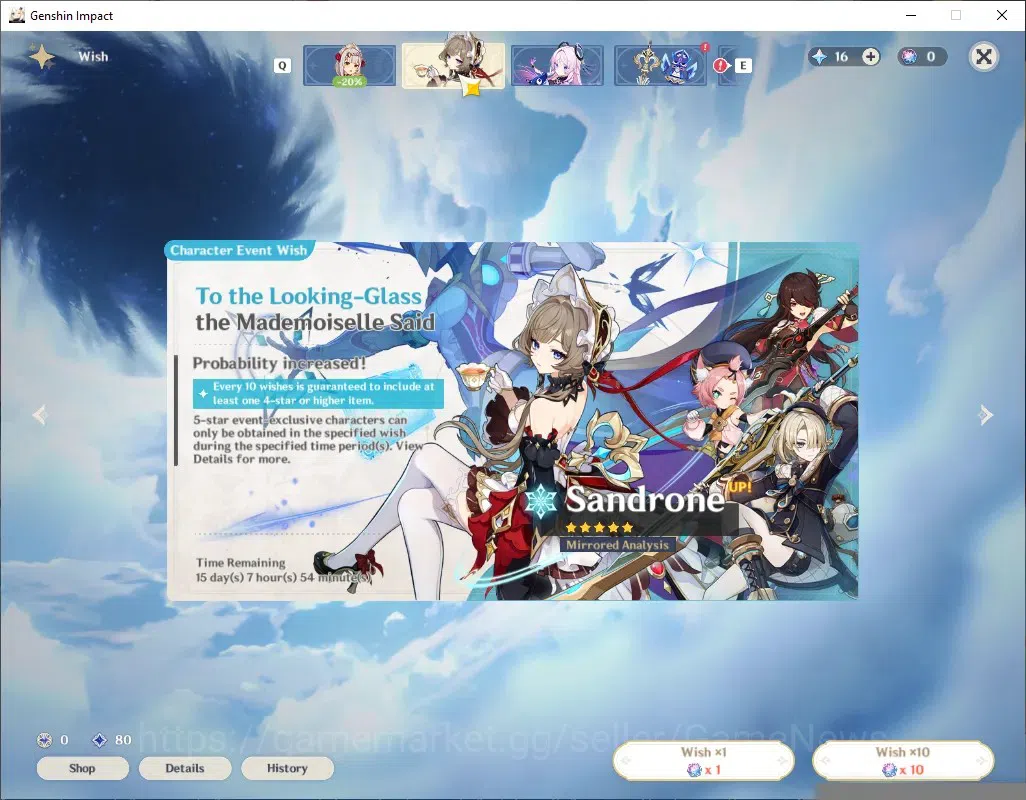 Genshin Impact Accounts Others ASIA|AR 51|4 Limited+1(*5Weap)Nahida,Zhongli,Ganyu,Nicole|2 14