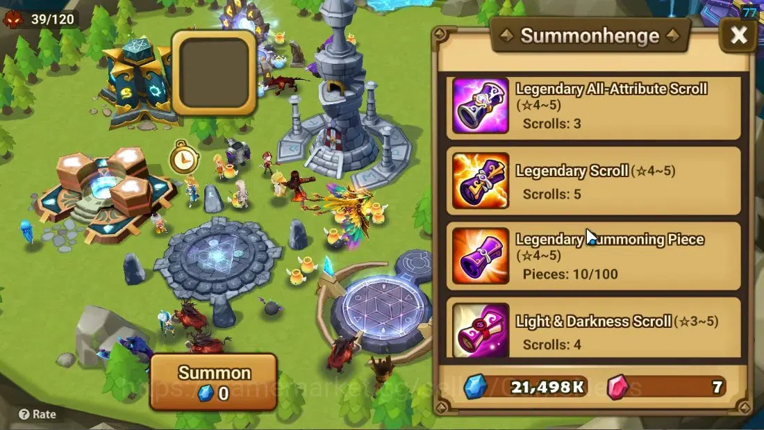 Summoners War: Sky Arena Accounts Starter ASIA|Lv 26|Ready Gacha|103 12 YSC + 160 11 YSC + 3 LAAS + 5 LS + 4 LDS + 118 MS |1 11