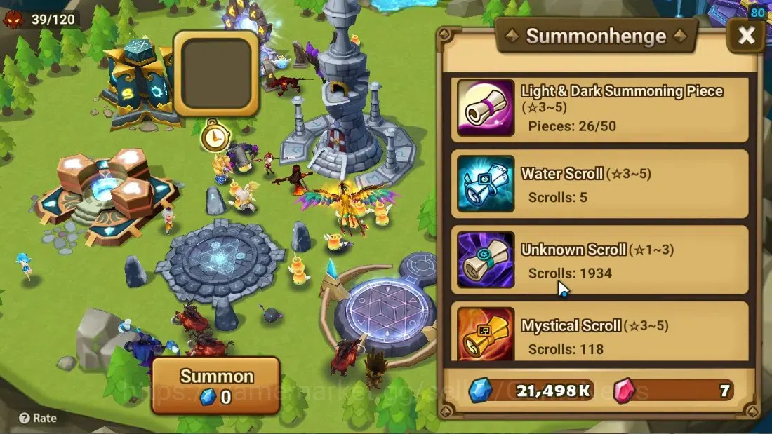 Summoners War: Sky Arena Accounts Starter ASIA|Lv 26|Ready Gacha|103 12 YSC + 160 11 YSC + 3 LAAS + 5 LS + 4 LDS + 118 MS |1 12