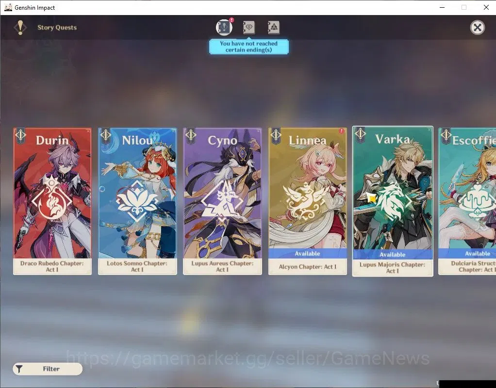 Genshin Impact Accounts ASIA|AR 59|Prime Flins|16 Limited+7(*5Weapon)|(Yae image 14