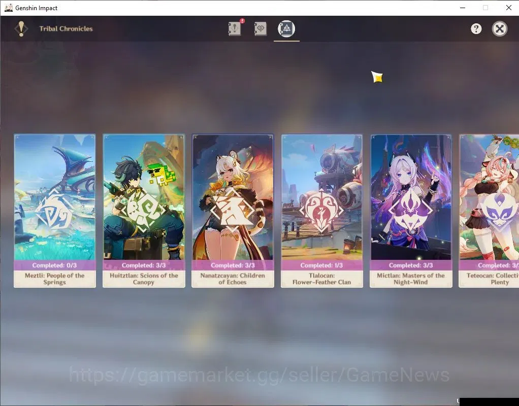 Genshin Impact Accounts ASIA|AR 59|Prime Flins|16 Limited+7(*5Weapon)|(Yae image 16