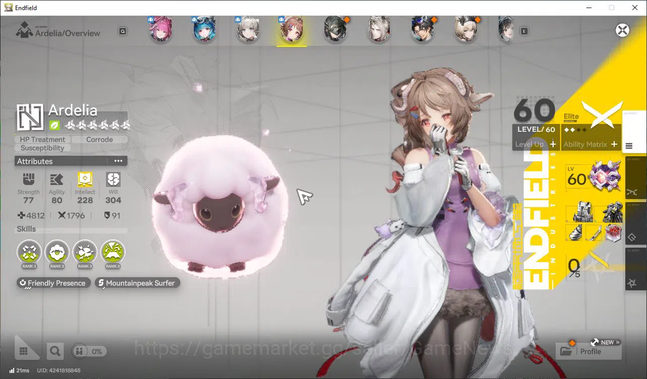 Arknights: Endfield Accounts Asia Lv48| 25k Oro +48 Ori|4SSR [Yvone,Ardelia+Sig image 4