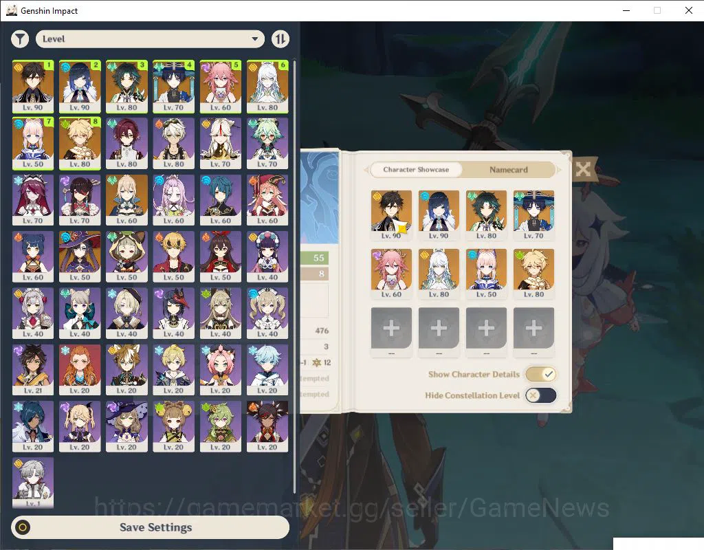 Genshin Impact Accounts ASIA|AR 55|7 Limited +3(*5Weapon)|Zibai,Yelan,Zhon image 2