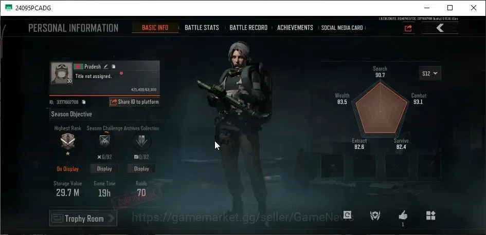 Arena Breakout Accounts MOBILE Lv30|SV 29,7M|CV 26M|Wire Set|AKS-74U QS,In image 2