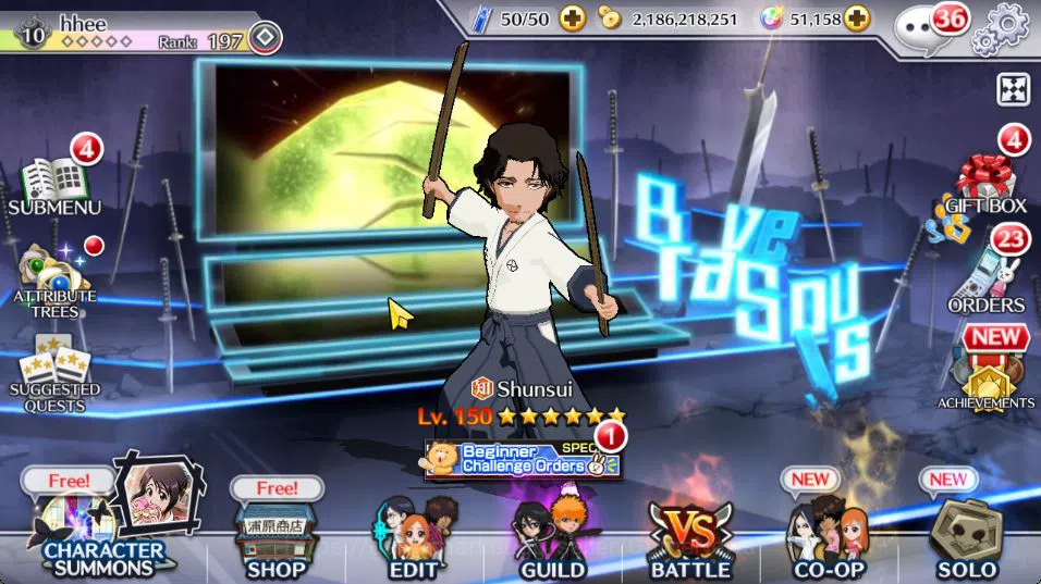 Bleach: Brave Souls Mid-Tier [GLOBAL]51 Orbs|Rukia 10th Anniv,Soul Reaper(Shuns image 1