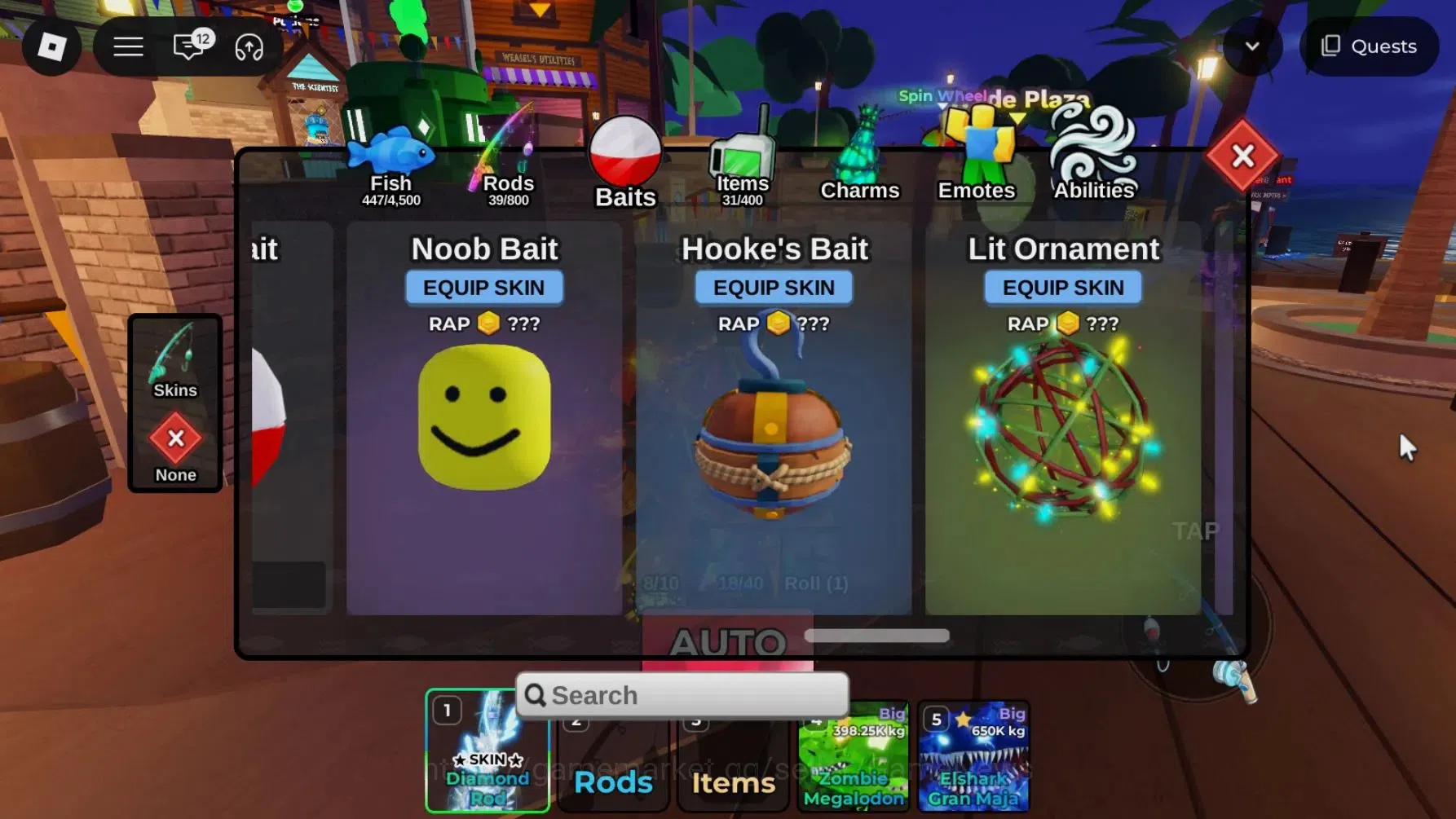 Roblox Accounts FISH IT Lv 1102|2 SC+3 Myth Rod (Diamond,Element)+ image 10