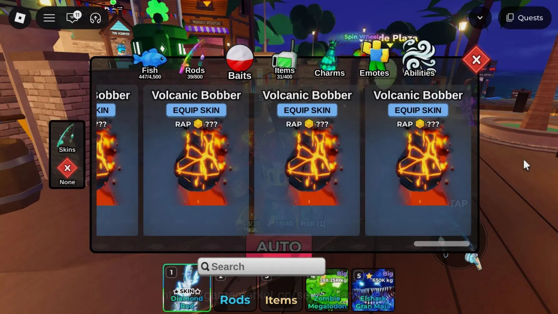 Roblox Accounts FISH IT Lv 1102|2 SC+3 Myth Rod (Diamond,Element)+ image 9