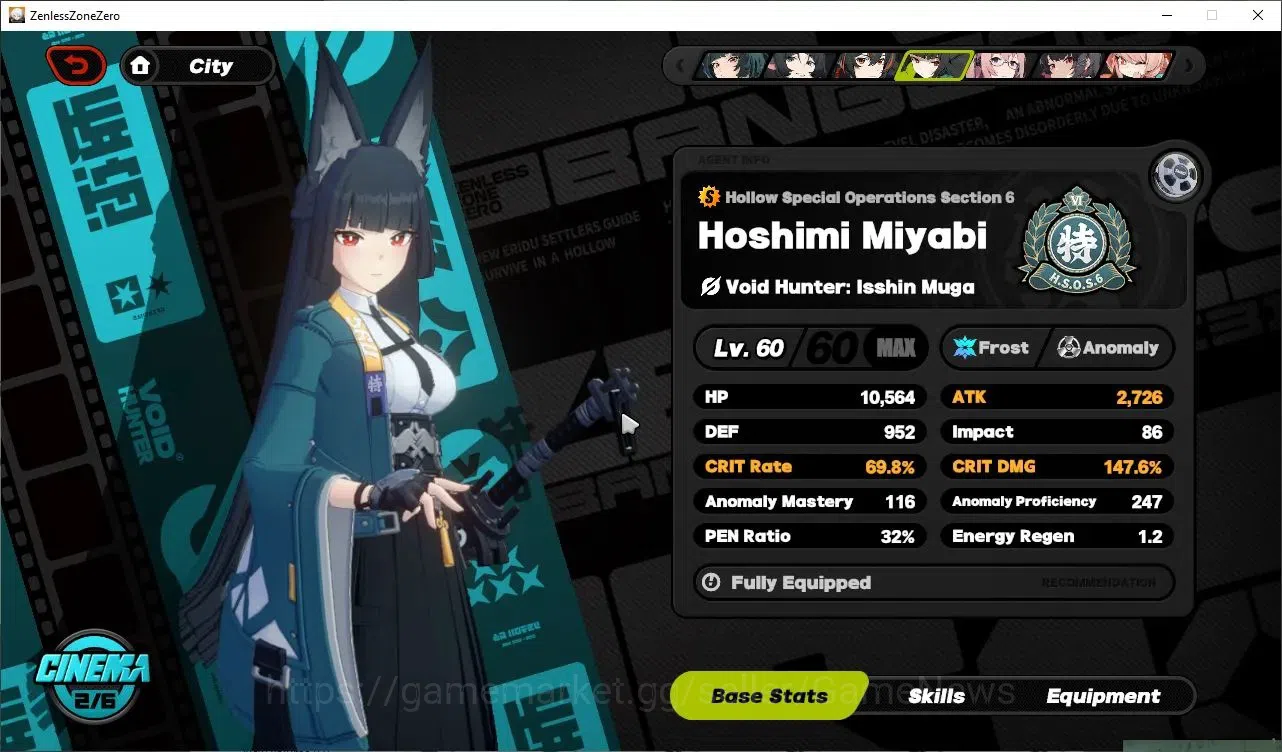 Zenless Zone Zero Accounts ASIA|END GAME|Free HSR|17 LMT 3VH+3 PREM[(Ye Shung image 12