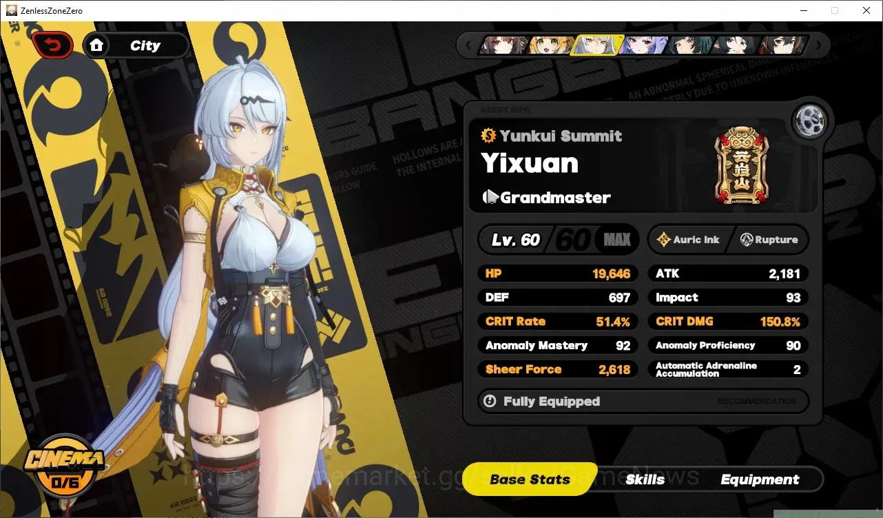 Zenless Zone Zero Accounts ASIA|END GAME|Free HSR|17 LMT 3VH+3 PREM[(Ye Shung image 13