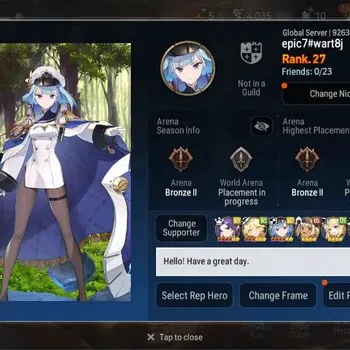 Epic Seven Accounts Starter Global Unverif | Starter | 6 ML (C Lilias,SOT Snow,NC Landy,C Pavel,Etc.)|PoH+Bless ON|SS 10