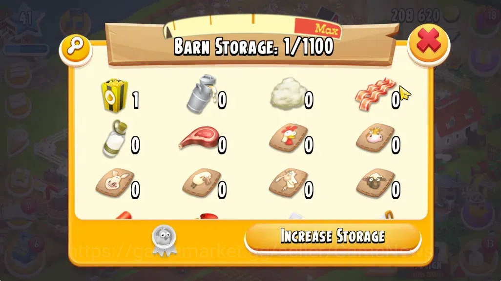 Hay Day Accounts Level 41 | Barn Storage 1100 + Silo Storage 650 |  image 7
