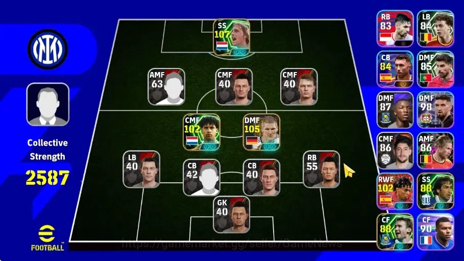 eFootball Accounts Legends & Iconic Players Android|Epic Johan Cruyff,B.Schweinsteiger,Frank Rijkaard,Andriy 1