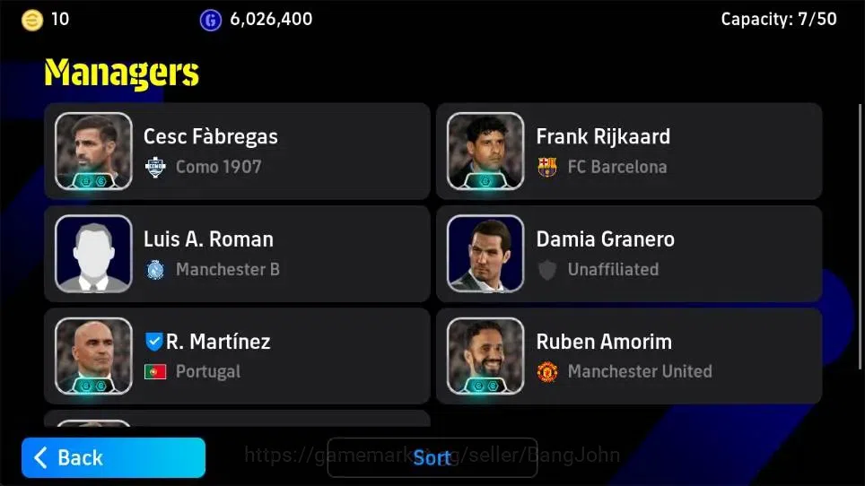 eFootball Accounts Android PWR 3159 | Messi BT, Rijkaard Epic DB, Flo image 2