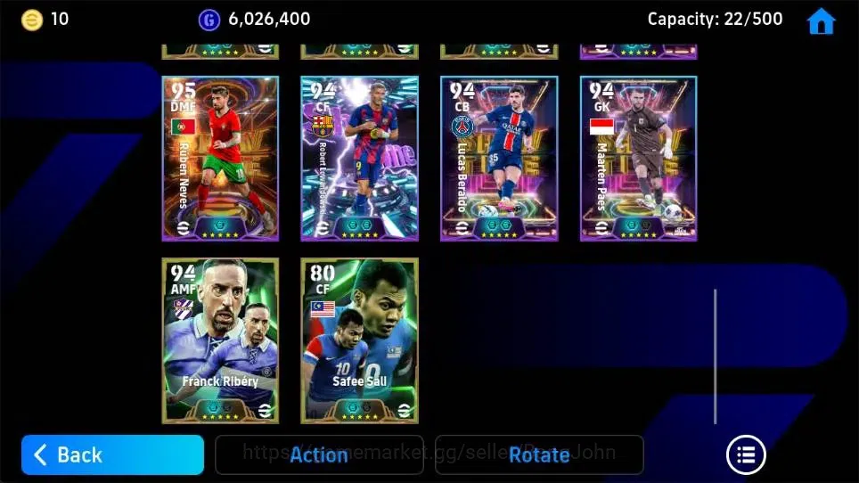 eFootball Accounts Android PWR 3159 | Messi BT, Rijkaard Epic DB, Flo image 6