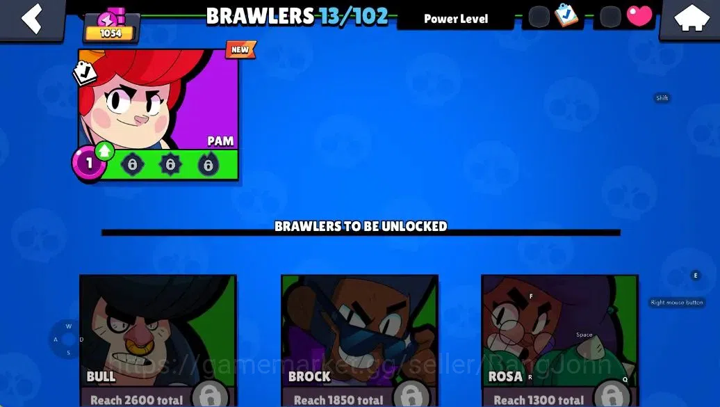 Brawl Stars Accounts Android | 1054 Thropy|13 Brawler-1 PL11(Shelly HC) image 10