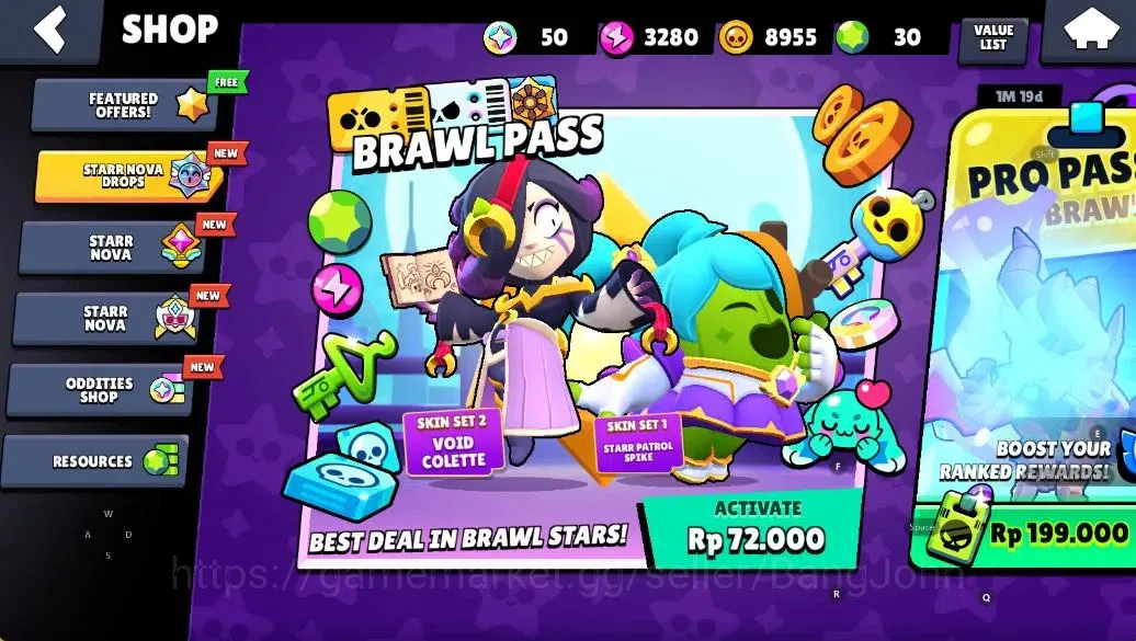 Brawl Stars Accounts Android | 1054 Thropy|13 Brawler-1 PL11(Shelly HC) image 7