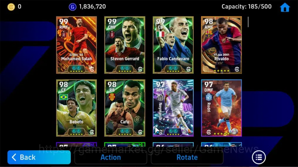 eFootball Accounts Android|BigTime Mohamed Salah,Rivaldo,Epic Steven image 5