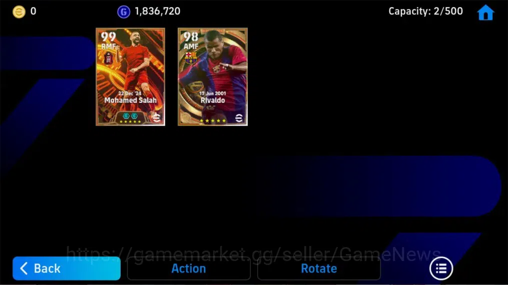 eFootball Accounts Android|BigTime Mohamed Salah,Rivaldo,Epic Steven image 8
