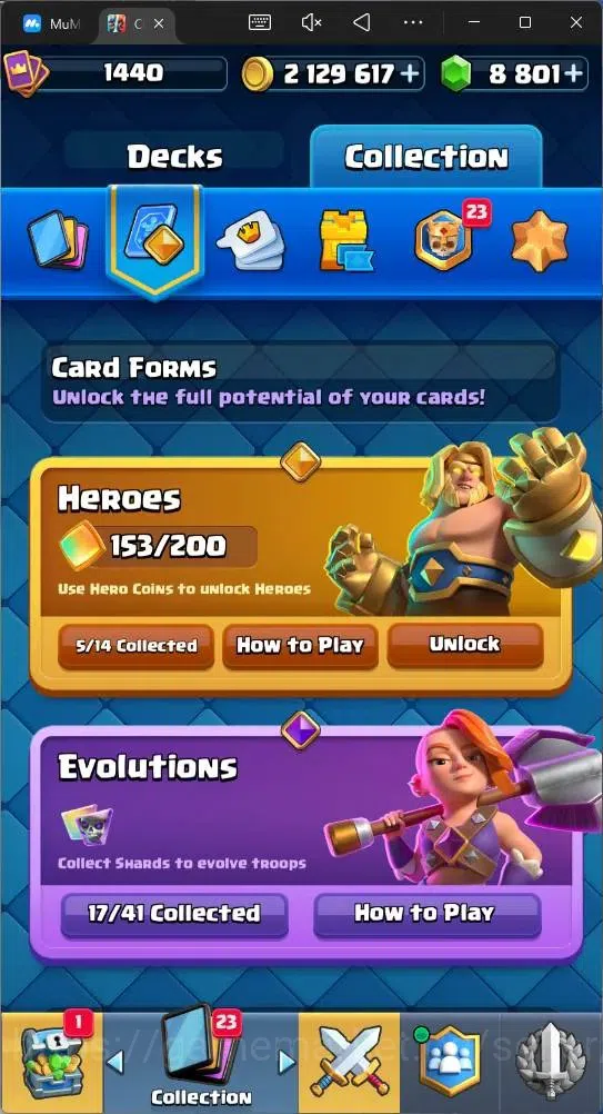 Clash Royale Accounts Mobile |CL 1440|KTL 16|Trophy 11751|Card 121|9 Max image 15