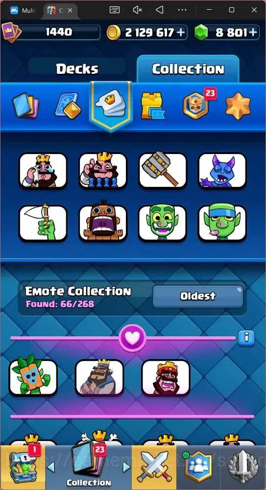 Clash Royale Accounts Mobile |CL 1440|KTL 16|Trophy 11751|Card 121|9 Max image 17