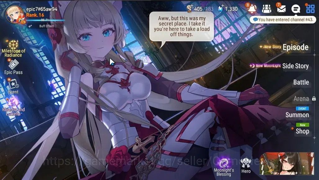 Epic Seven Accounts GLOBAL Unverif|New Era|3 ML (Rhinna&Luciella,RoLig image 1