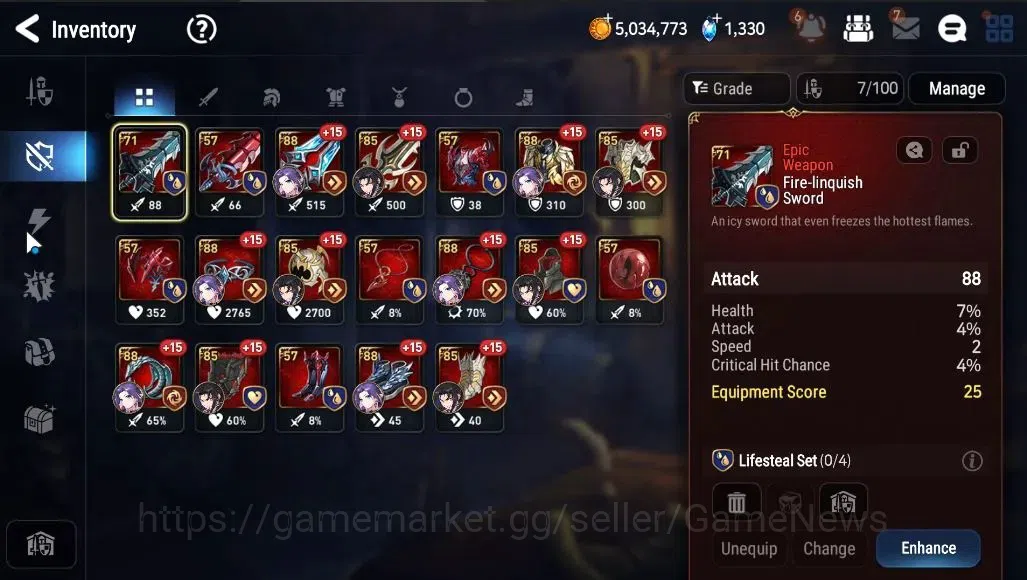 Epic Seven Accounts GLOBAL Unverif|New Era|3 ML (Rhinna&Luciella,RoLig image 16
