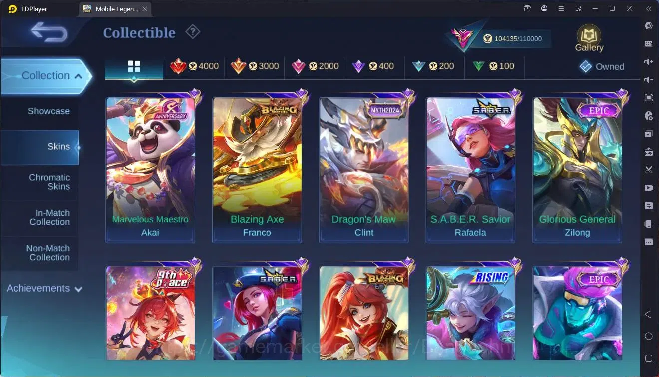 Mobile Legends: Bang Bang Accounts Global|Hero132|Skin 374|Exalted|Prime Claude+Grang image 19