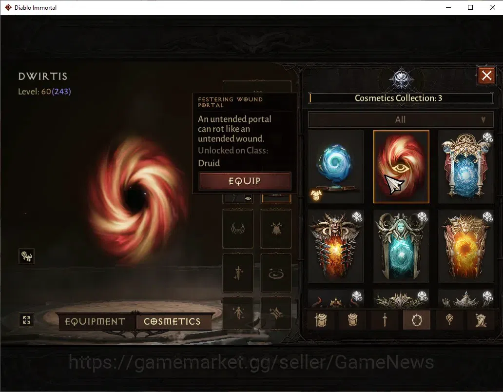 Diablo Immortal Accounts OCE - Azmodan|CS ON|Lv60(243)|Druid|27K CR|Reso 51 image 12