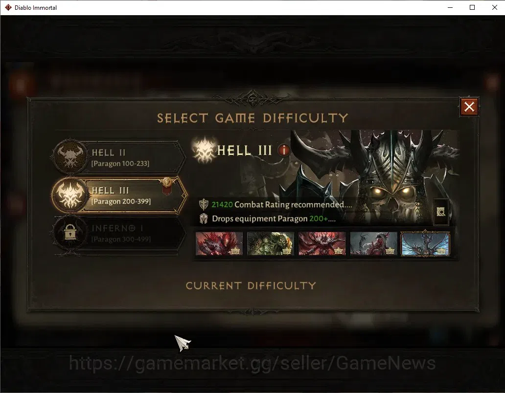 Diablo Immortal Accounts OCE - Azmodan|CS ON|Lv60(243)|Druid|27K CR|Reso 51 image 15