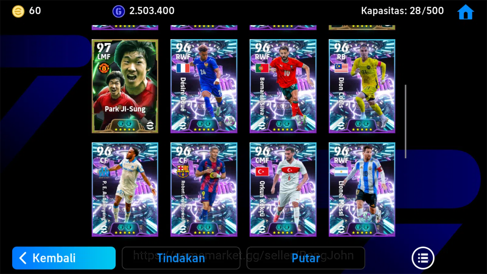 eFootball Accounts Others Power 3177 | omar marmoush showtime,savic showtime,cannavaro coach capello | EFB1030B 5