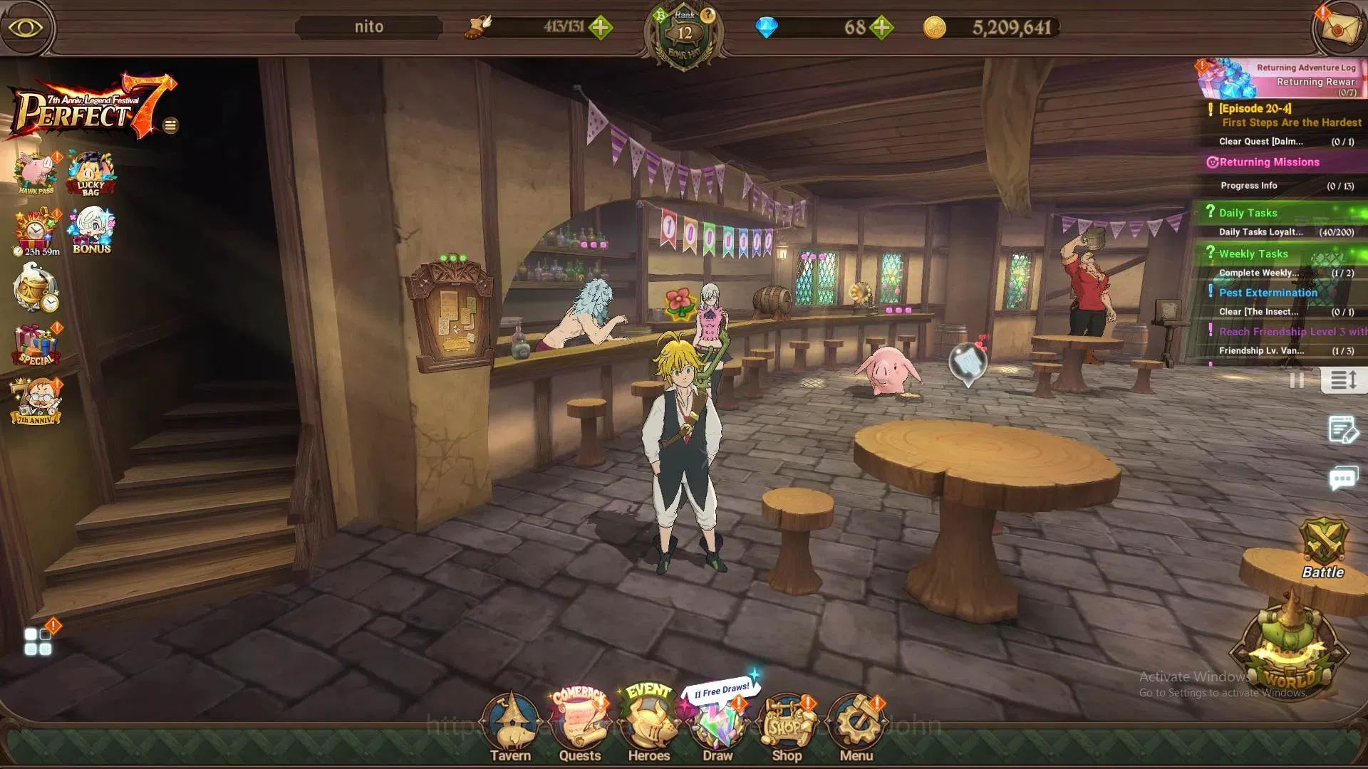 The Seven Deadly Sins: Grand Cross Accounts Global | 1.19M CC |2 Collab Re Zero,Reinhard,Maid  image 14