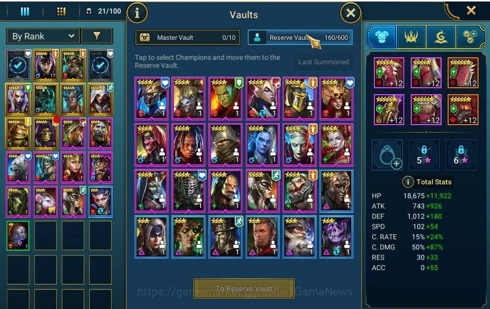 Raid: Shadow Legends Accounts Lv 15|308K Power|1 Mythical (Gharol Bloodmaul)|22  image 11