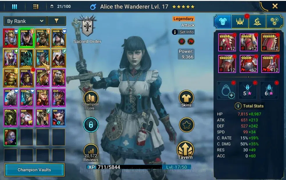 Raid: Shadow Legends Accounts Lv 15|308K Power|1 Mythical (Gharol Bloodmaul)|22  image 4