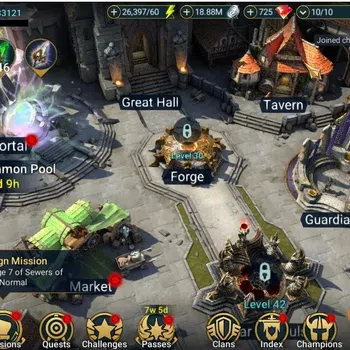 Raid: Shadow Legends Accounts Mid-Game Lv 15|308K Power|1 Mythical (Gharol Bloodmaul)|22 Legendary(Alice, Ezio, Xenomorph