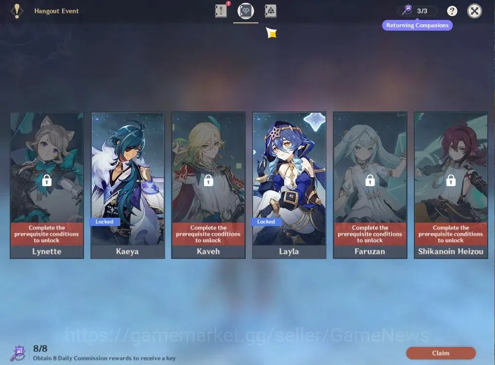 Genshin Impact Accounts ASIA|AR55|7Limited+2(*5WEP)|Arlecchino+sign,Writot image 12