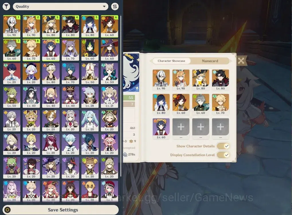 Genshin Impact Accounts ASIA|AR55|7Limited+2(*5WEP)|Arlecchino+sign,Writot image 2