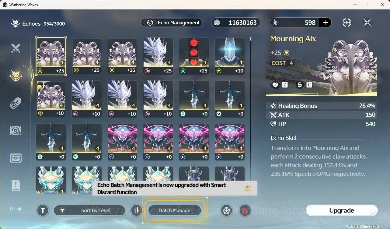 Wuthering Waves Accounts Starter EU|UL 46|Rank 5|3 Char Limited [Phrolova Rc4]+Sign,Rebecca,Aemeath| Mc Male | TakeMail 11