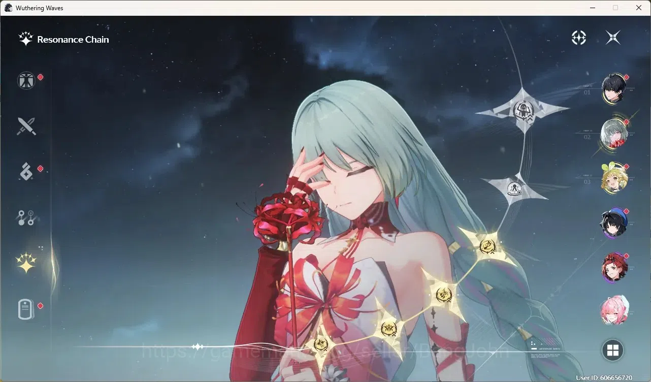 Wuthering Waves Accounts Starter EU|UL 46|Rank 5|3 Char Limited [Phrolova Rc4]+Sign,Rebecca,Aemeath| Mc Male | TakeMail 3