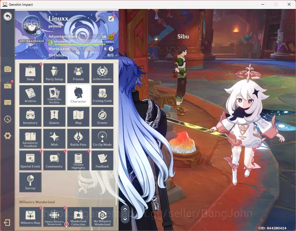 Genshin Impact Accounts Others ASIA|AR 58|10 Limit|AyatoC1,Columbina,Flins,Vesna,Vodyanitsa,etc|10Wp5Star|Primo 144|ALL 1